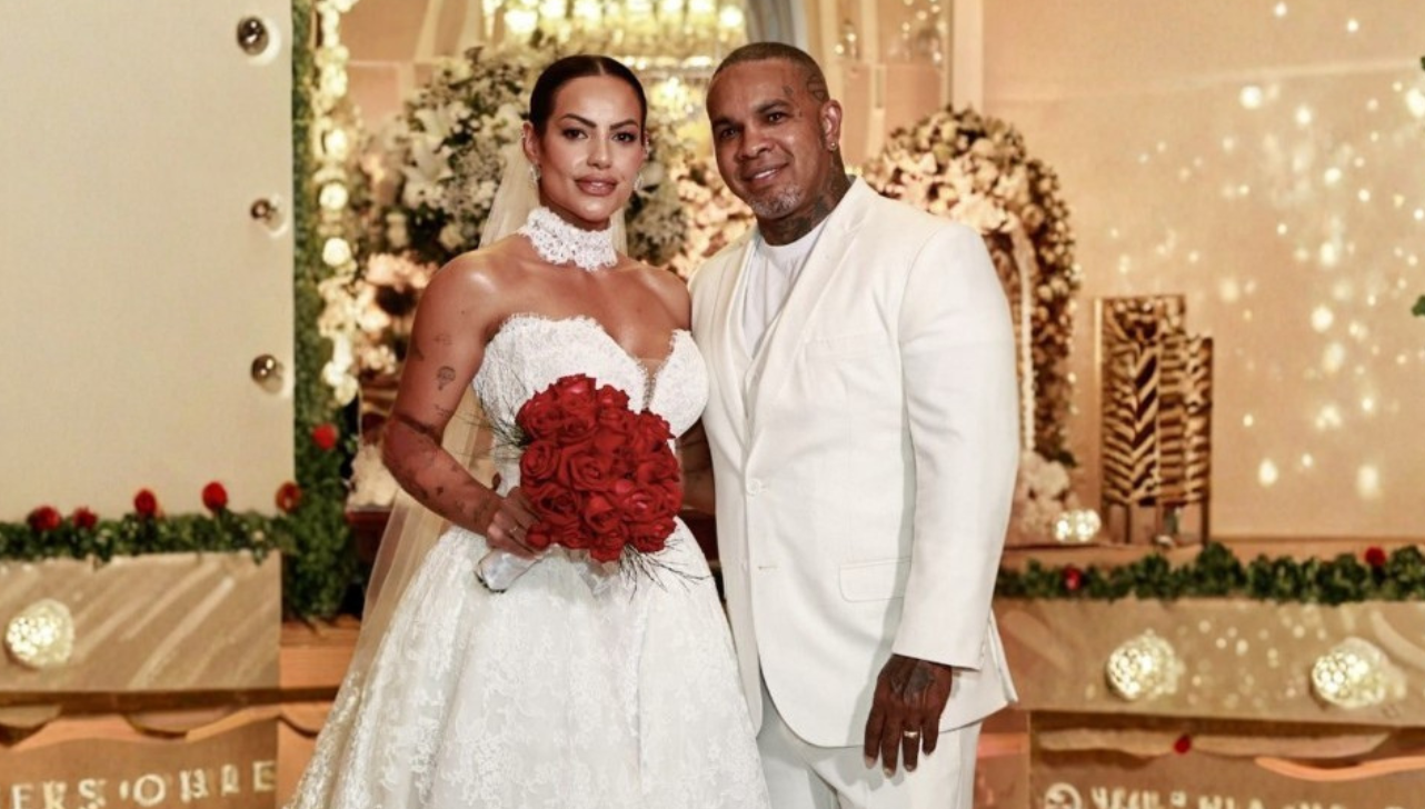 Rodriguinho e Bruna Amaral se casam em São Paulo após